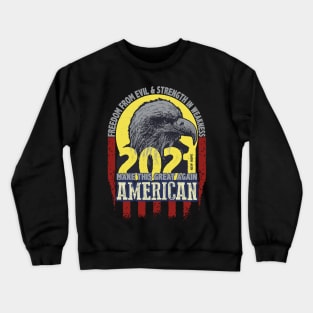 Freedom And Strength: American Eagle 2021 Crewneck Sweatshirt